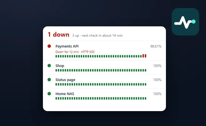 Detak app screen